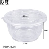 彭梵一次性餐盒收纳盒300ml个