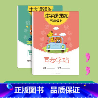 五年级上下册(2本92页) [正版]一年级二年级三上册下册同步练字帖临摹字帖练字本语文人教版正楷四五六年级小学生硬笔书法