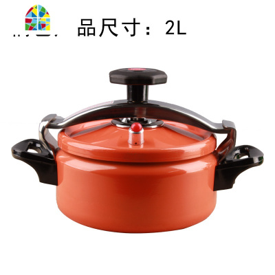 迷你小高压锅小压力锅压锅菜压锅小型高压锅18cm压力锅电磁炉适用 FENGHOU 2L米白色炖锅