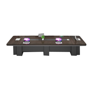 东业家具会议台会议桌LY-003H(按米算)木质会议桌