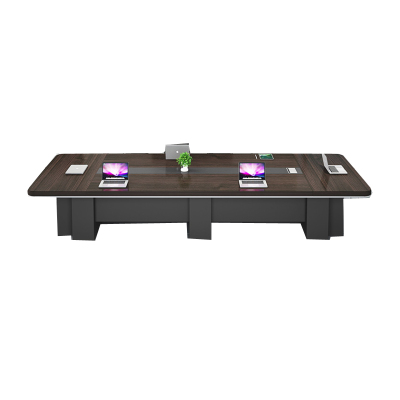 东业家具会议台会议桌LY-003H(按米算)木质会议桌