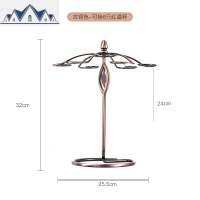 红酒杯架 倒挂高脚杯架 家用餐厅酒柜摆件欧式创意红酒杯子收纳架 三维工匠