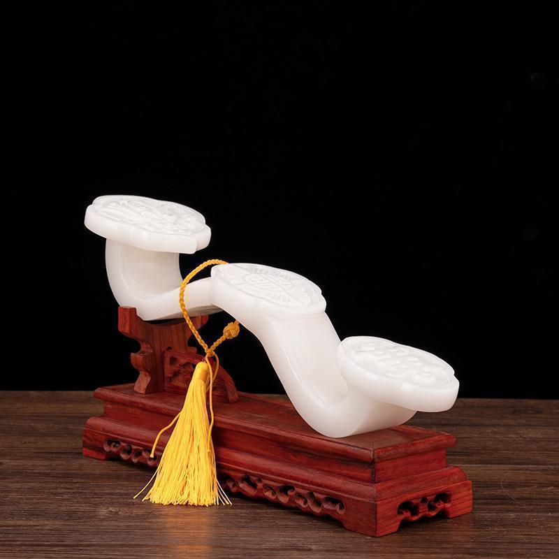 家柏饰(CORATED)玉如意摆件 客厅 家居电视柜酒柜装饰品摆件乔迁新居开业礼品