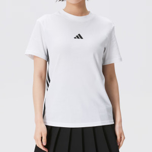 阿迪达斯(adidas)女装新款圆领百搭休闲舒适短袖T恤 JE1227 ZP