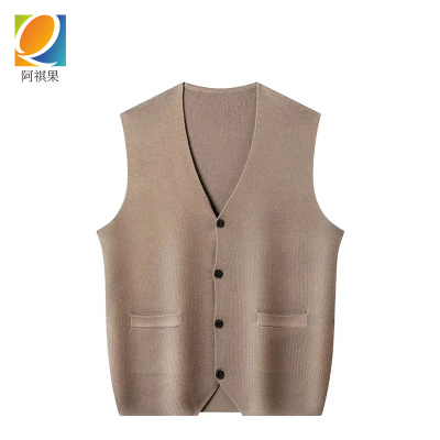 阿祺果 针织男马甲 S-5XL 件