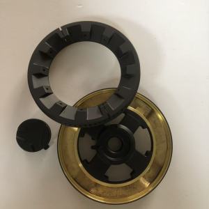 帮客材配 法迪欧燃气灶配件2G08 2B08 2G11 2B11 燃烧器全套(炉芯+火盖+分火器)收前验货