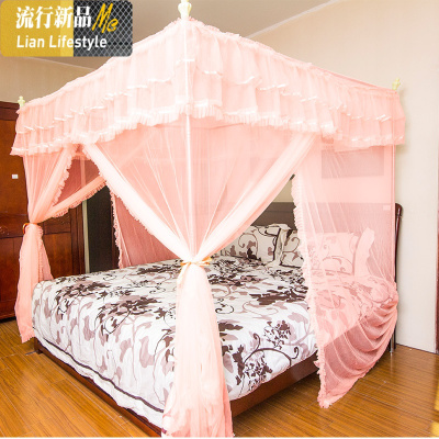 三维工匠蚊帐1.5m床三开1.8米床双人家用宫廷公主风2.0蚊帐单卖不带支架