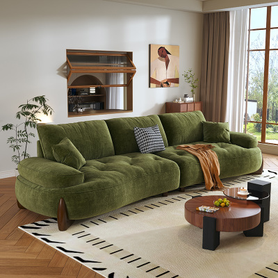 虔度头层牛皮大沙发现代简约三人位转角沙发床多功能可变形设计客厅家具