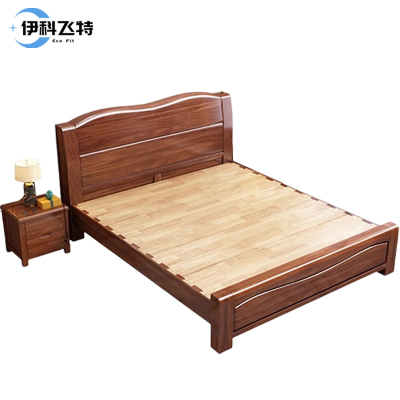 伊科飞特胡桃色床