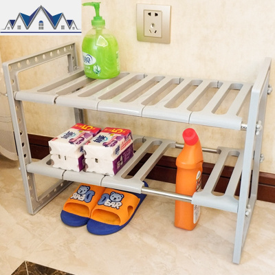 置物架落地衣柜厨房收纳架子卫生间鞋子储物架多功能桌面整理 三维工匠