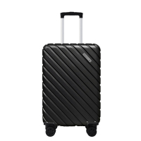 大洋洲·袋鼠 20英寸经典斜纹拉杆箱 DS-C320 黑色