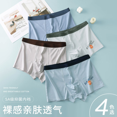 时尚印花少男内裤 青少年发育期内裤男 无痕男学生平角裤