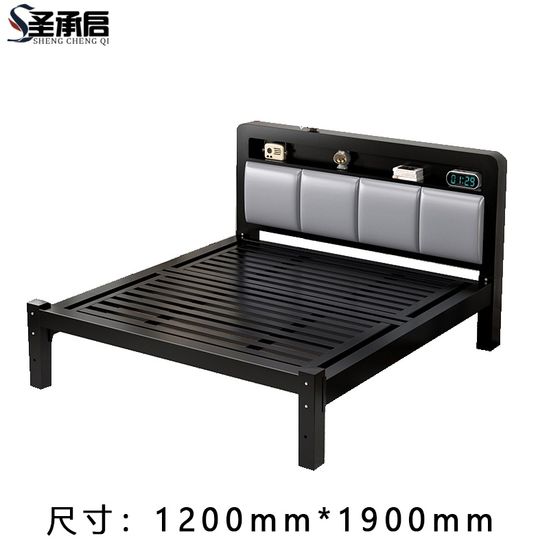 圣承启 铁艺床 1.2*1.9米张