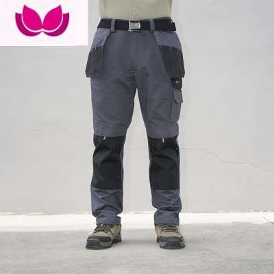 七斓工装裤男士休闲裤宽松大码多口袋裤男裤子直筒长裤子户袋长裤