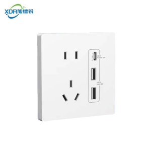 旭德锐 86型插座(含安装)双USB+type-C五孔插座10A/个