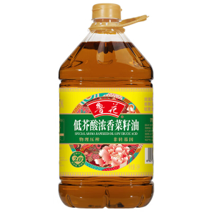 鲁花 非转基因 5L香味家族低芥酸浓香菜籽油