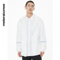 [1件3折价:99]美特斯邦威复古学院时尚夹克新款立体字母魔术贴外套男士