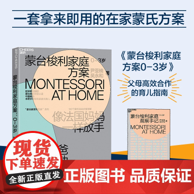 蒙台梭利家庭方案 尹亚楠著 4大核心家庭区域设计方案 100个蒙氏活动步骤详解 培养孩子4大核心能力父母的语言正面管教