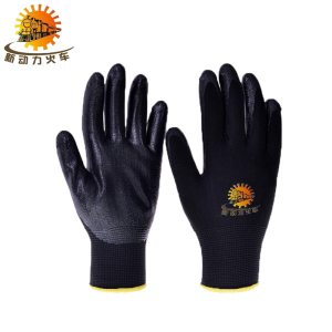 新动力火车 丁腈橡胶防滑手套 丁腈涂掌12副/包 包