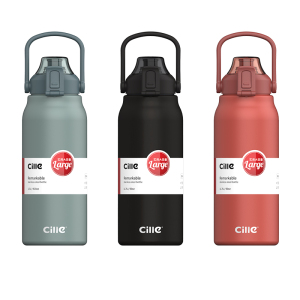 希乐Cille316不锈钢保温杯大容量男女户外便携水杯旅行车载保温瓶 1.7L