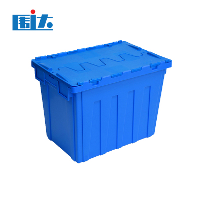 围达 带盖塑料周转箱 600*400*450mm 个