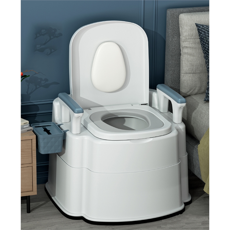 藤印象可移动老人坐便器家用老年室内便携式马桶便盆成人坐便椅