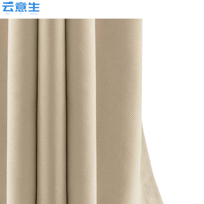 云意生 窗帘 水粒棉 定制-含罗马杆配件/米