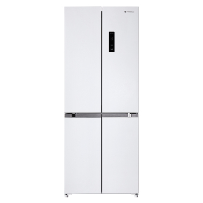 上菱439升十字对开四开门全空间净味大容量家用电冰箱 60cm超薄平嵌底部前置散热 BQE439PWFL(岩白)