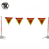 铁迅彩旗反光警戒绳SZ25 10米/条