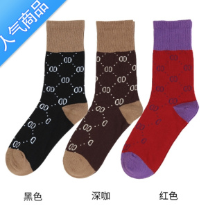 SUNTEK日系袜子女中筒袜韩版纯春秋冬季棉长袜ins潮欧美街头网红复古袜