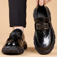 2026春秋男士软底乐福鞋休闲皮鞋套脚驾车鞋爸爸鞋商务男鞋单轻便