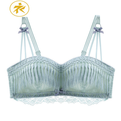 Ideamini密莉斯平胸器内衣女小胸聚拢无钢圈文胸罩套装加厚调整型收副乳文胸套装