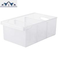 厨房分隔收纳盒保鲜盒 食材蔬果塑料储物盒冰箱收纳 三维工匠