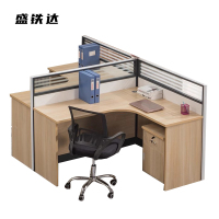 盛铁达 T型双人办公位2400*1400*1100mm STD-XTGW22 套