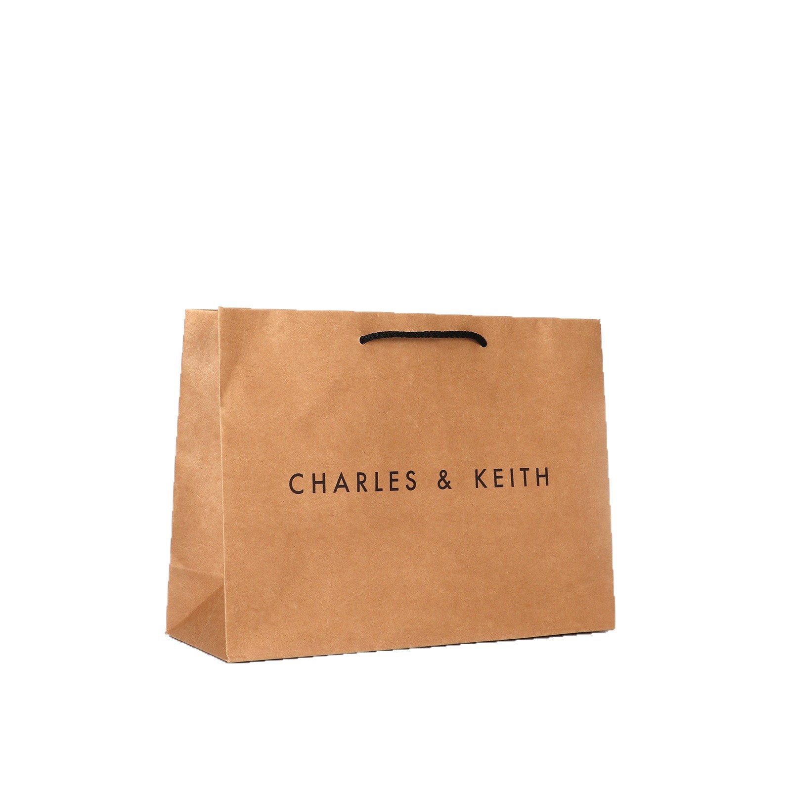 中锐智采 牛皮纸 定制手提袋 横款 250克白卡 四色一专印刷 是否覆膜 哑膜 340*240*100mm