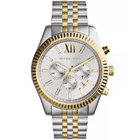 Michael Kors 男表 男士经典商务休闲双金属腕表 防水时尚石英计时手表 送男友