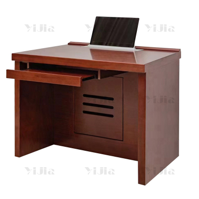 翌嘉 YJ4022303 升降电脑桌多媒体办公桌会议培训桌 1.2米单人位