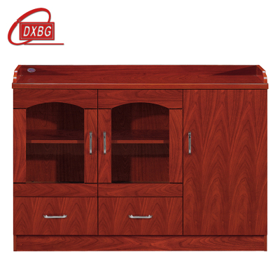 DXBG胡桃色餐边柜简约茶水柜三门1200*400*860[工厂现做 7天内发货]