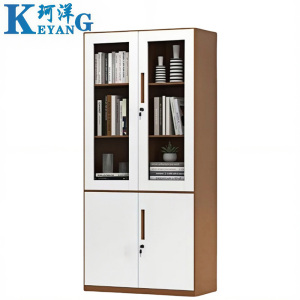 珂洋 文件柜 咖套白大器90*40*185cm 台