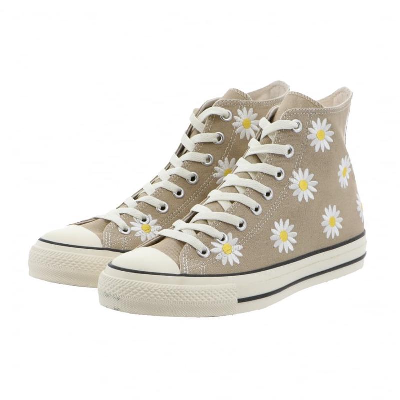 匡威(CONVERSE)匡威女款刺绣雏菊帆布板鞋春季夏季休闲运动鞋