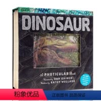 [正版]英文原版光与影视觉动画书系列Dinosaur A Photicular Book恐龙 动画效果翻翻书 神奇动画