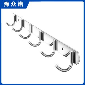 豫众诺 不锈钢挂钩 6勾 个
