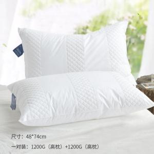家柏饰(CORATED)五星级酒店枕头双人家用枕芯成人全棉枕单人学生整头一对拍2