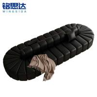 铭思达双面皮质沙发