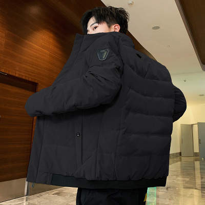 蒙洛里克男士外套冬季2019新款立领棉袄时尚棉服潮牌韩版潮流棉衣男冬装M8980
