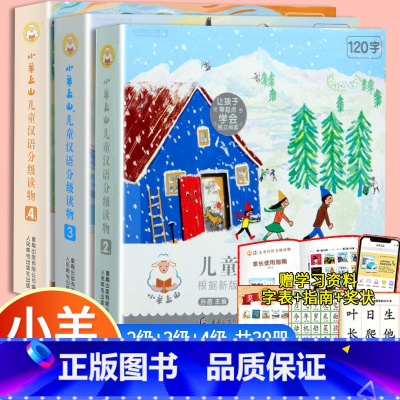 小羊上山[2+3+4级] 全30册 [正版]小羊上山儿童分级读物全套第1/2/3/4级40册一级分级阅读识字卡第一级第二