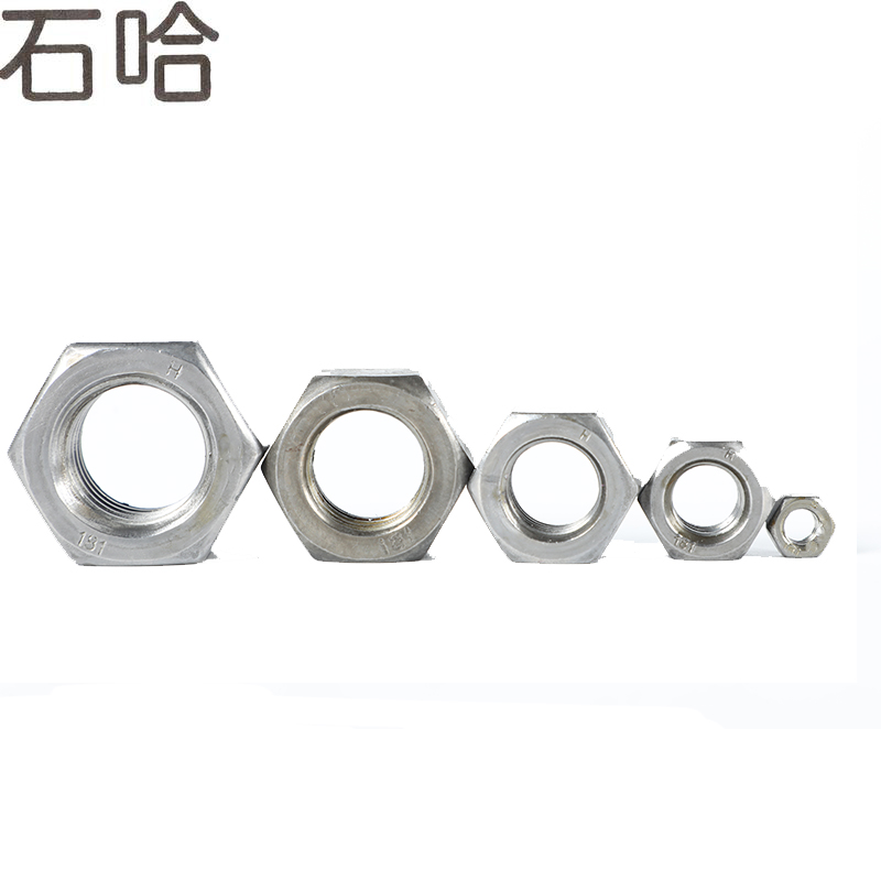 石哈4级六角螺母-C级本色M6-M22(个)