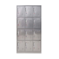 苏久顺不锈钢员工储物柜文件柜存放柜子更衣柜存包柜十二更衣柜