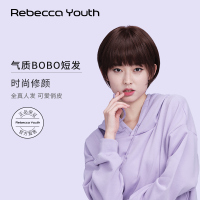 假发女空气刘海BOBO头短直发全真人发时尚明星主播网红同款短头套