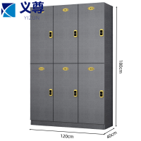 义尊 更衣柜 6门(感应锁) 台